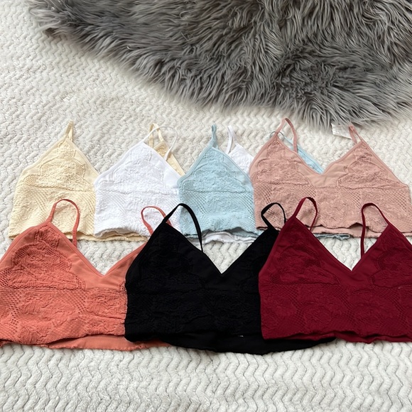 free people /intimatly Other - NEW🌺Free intimately people candy/mosaic lace steam seamless Bralette
